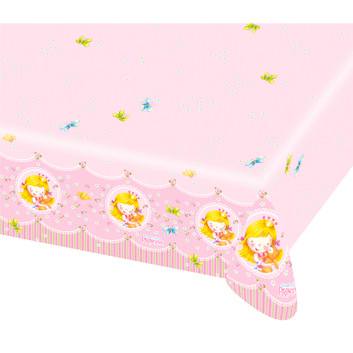 Sweet Little Princess Table Cover Solid Tableware - Party Centre