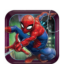 Spiderman 59 Piece Tableware Party Supplies for 8 Guests