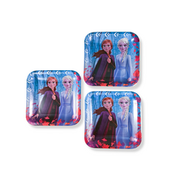 Frozen II Paper Square Plates 9in 8pcs
