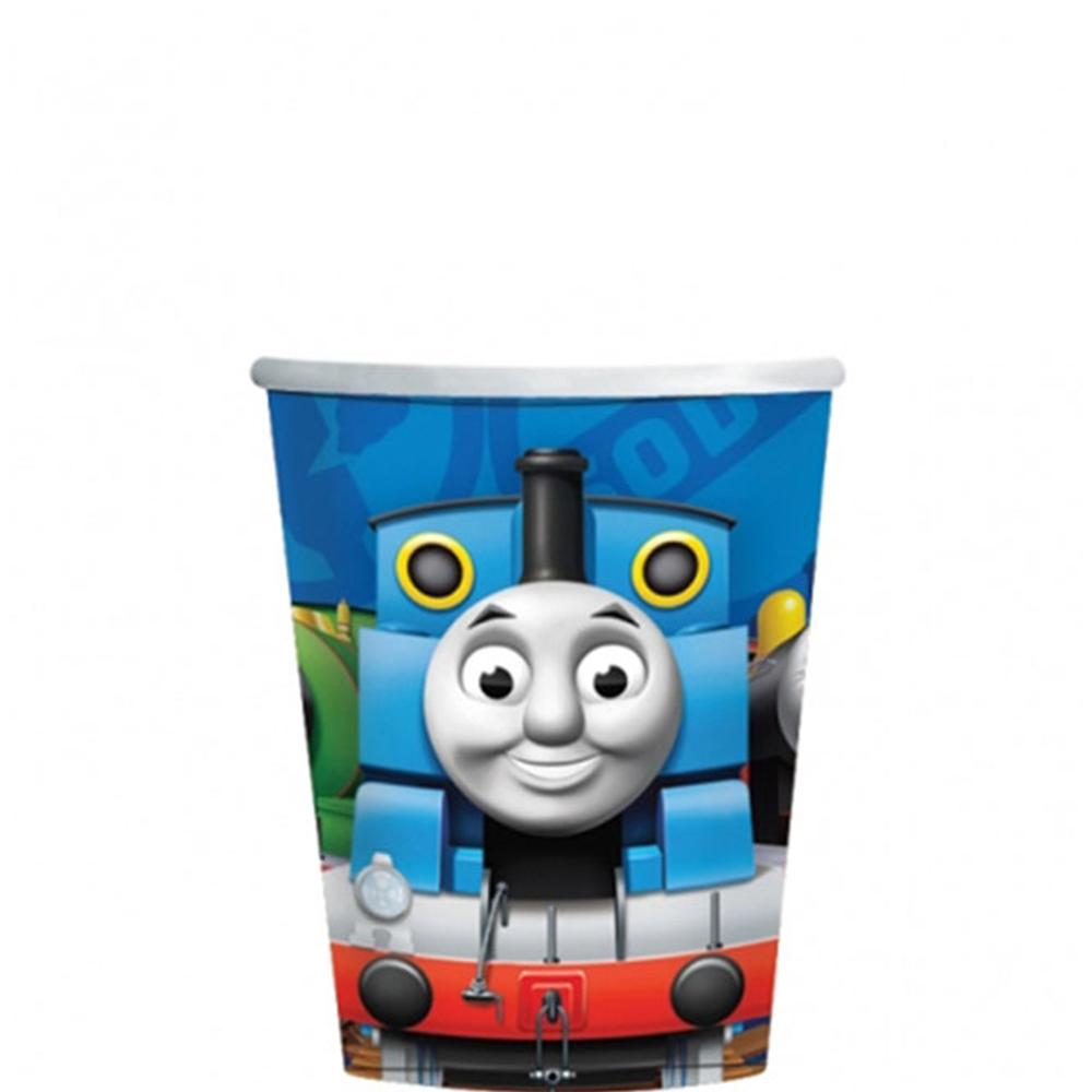 Thomas And Friends Cups 8pcs Printed Tableware - Party Centre
