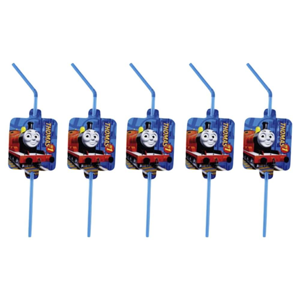 Thomas And Friends Straws 8pcs Candy Buffet - Party Centre