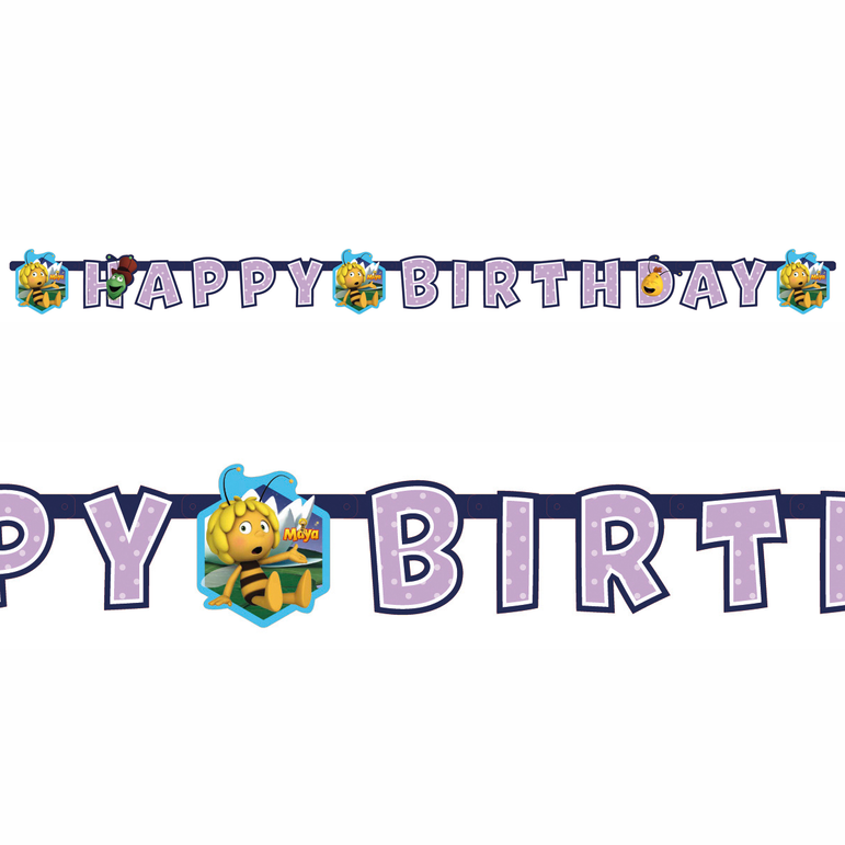 Bee Maya Letter Banner Decorations - Party Centre