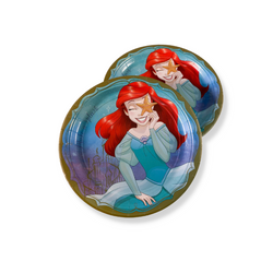 Once A Upon Time Ariel Round Paper Plates 9in, 8pcs