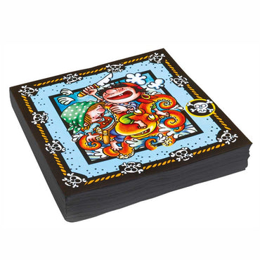 Pirates Lunch Tissues 20pcs Printed Tableware - Party Centre