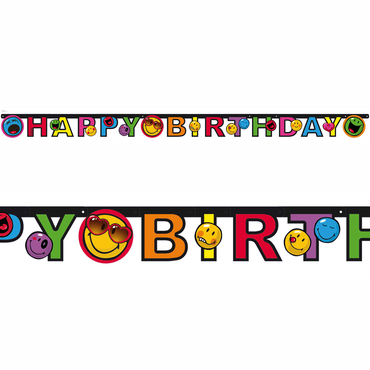 Smiley Express Yourself Banner Decorations - Party Centre