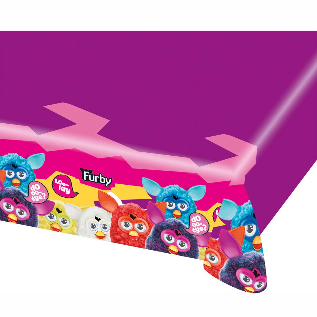 Furby Table Cover Printed Tableware - Party Centre