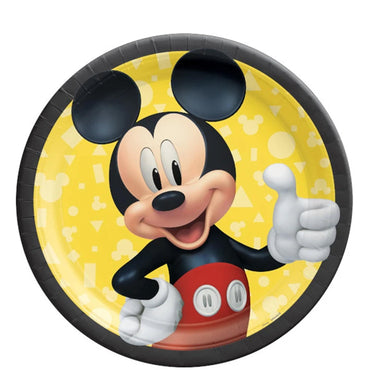 Mickey Forever Basic 57 Piece Tableware Party Supplies for 8 Guests