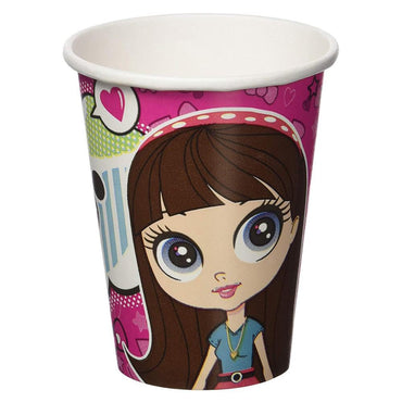 Littlest Pet Shop Cups 9oz, 8pcs Printed Tableware - Party Centre