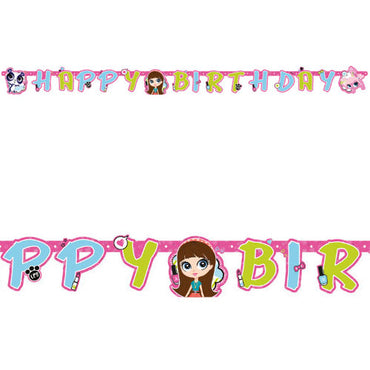 Littlest Pet Shop Letter Banner Decorations - Party Centre