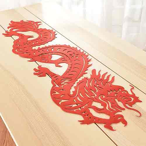 Chinese New Year Felt Table Runner