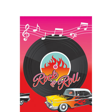 Classic 50's Plastic Table Cover 54 x 102in