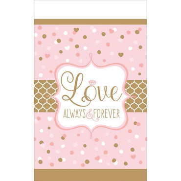 Sparkling Wedding Paper Tablecover Printed Tableware - Party Centre