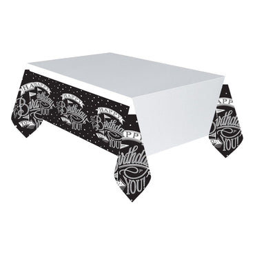 Hooray It's Your Birthday Plastic Tablecover Printed Tableware - Party Centre