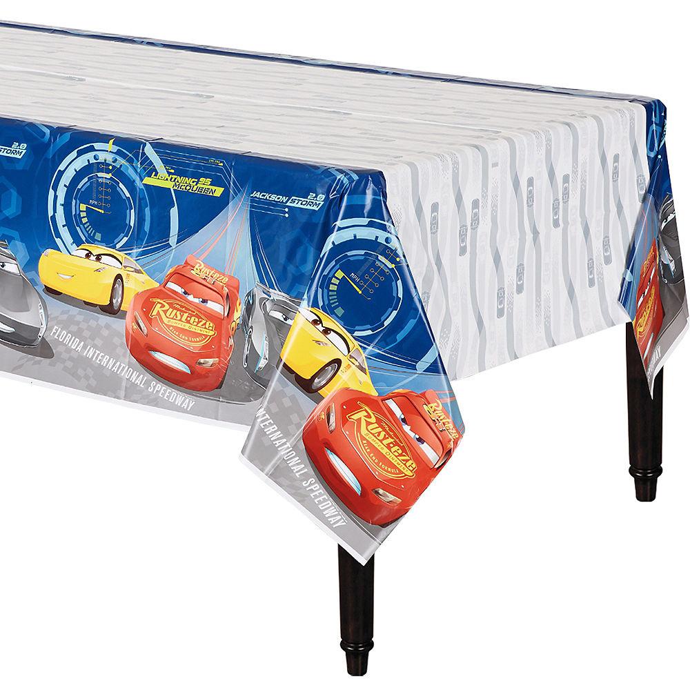 Cars 3 Plastic Tablecover Printed Tableware - Party Centre
