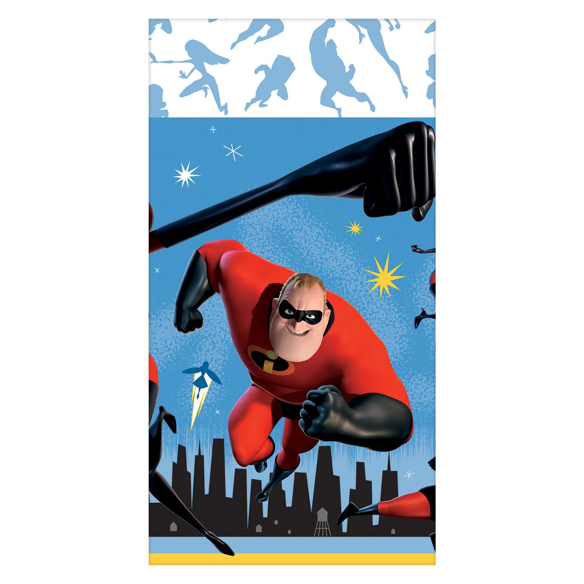 Incredibles 2 Plastic Tablecover Printed Tableware - Party Centre