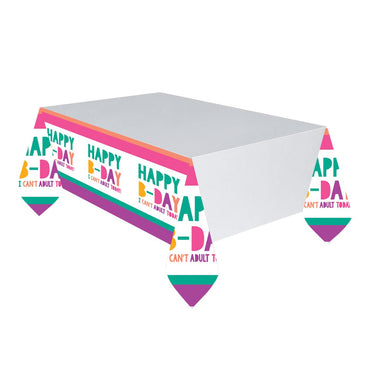Young and Fab Plastic Table Cover Party Accessories - Party Centre