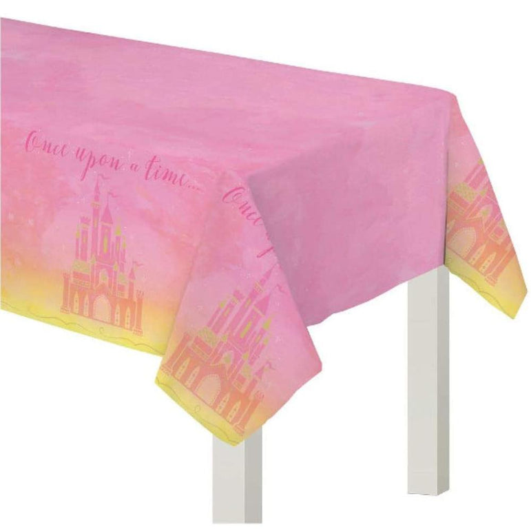 Disney Princess Once Upon A Time Plastic Tablecover Decorations - Party Centre