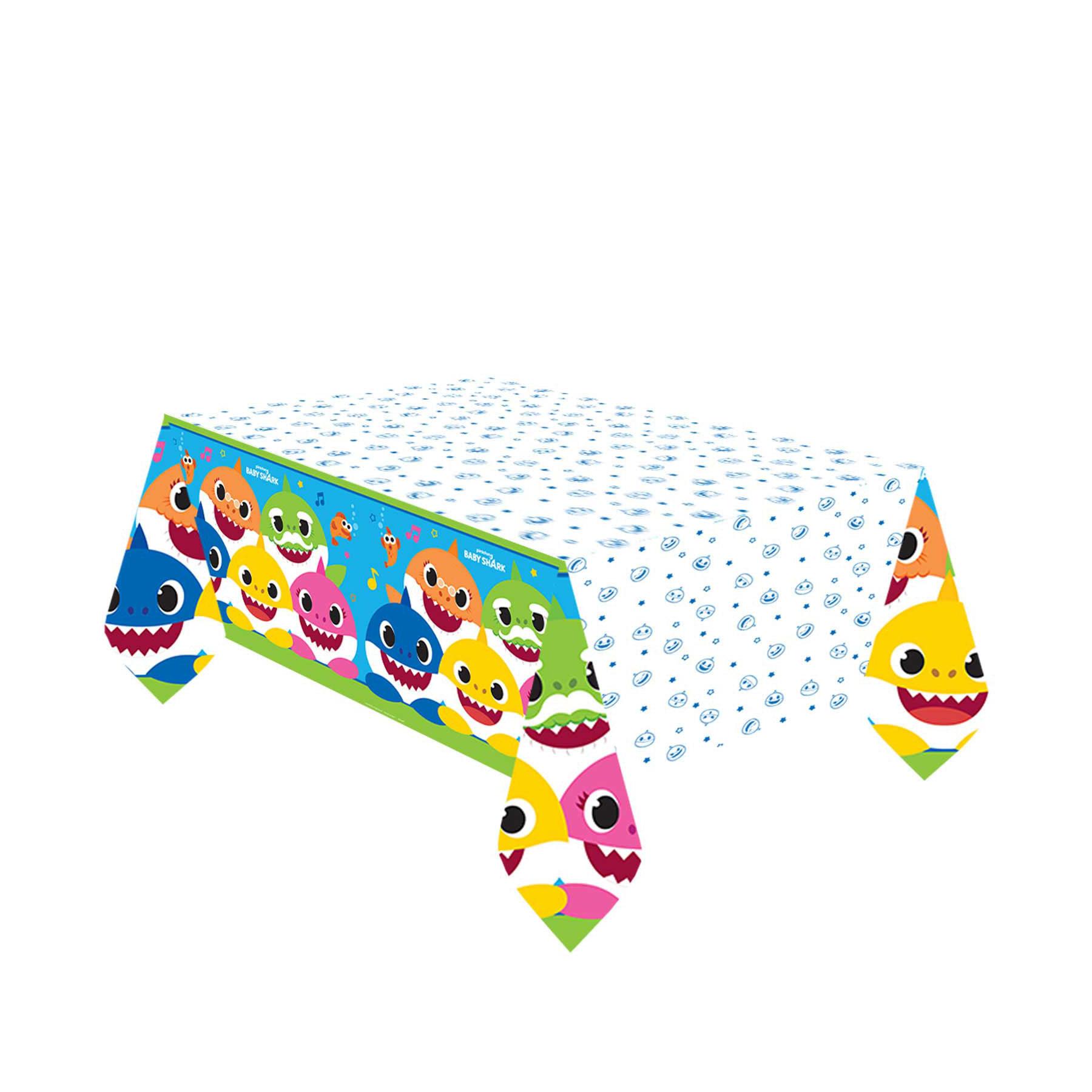 Baby Shark Paper Tablecover Printed Tableware - Party Centre