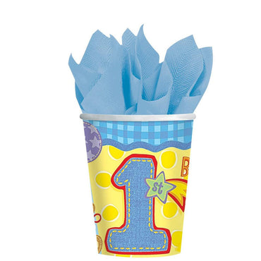 Hugs And Stitches Boy Cupss 9oz,8pcs