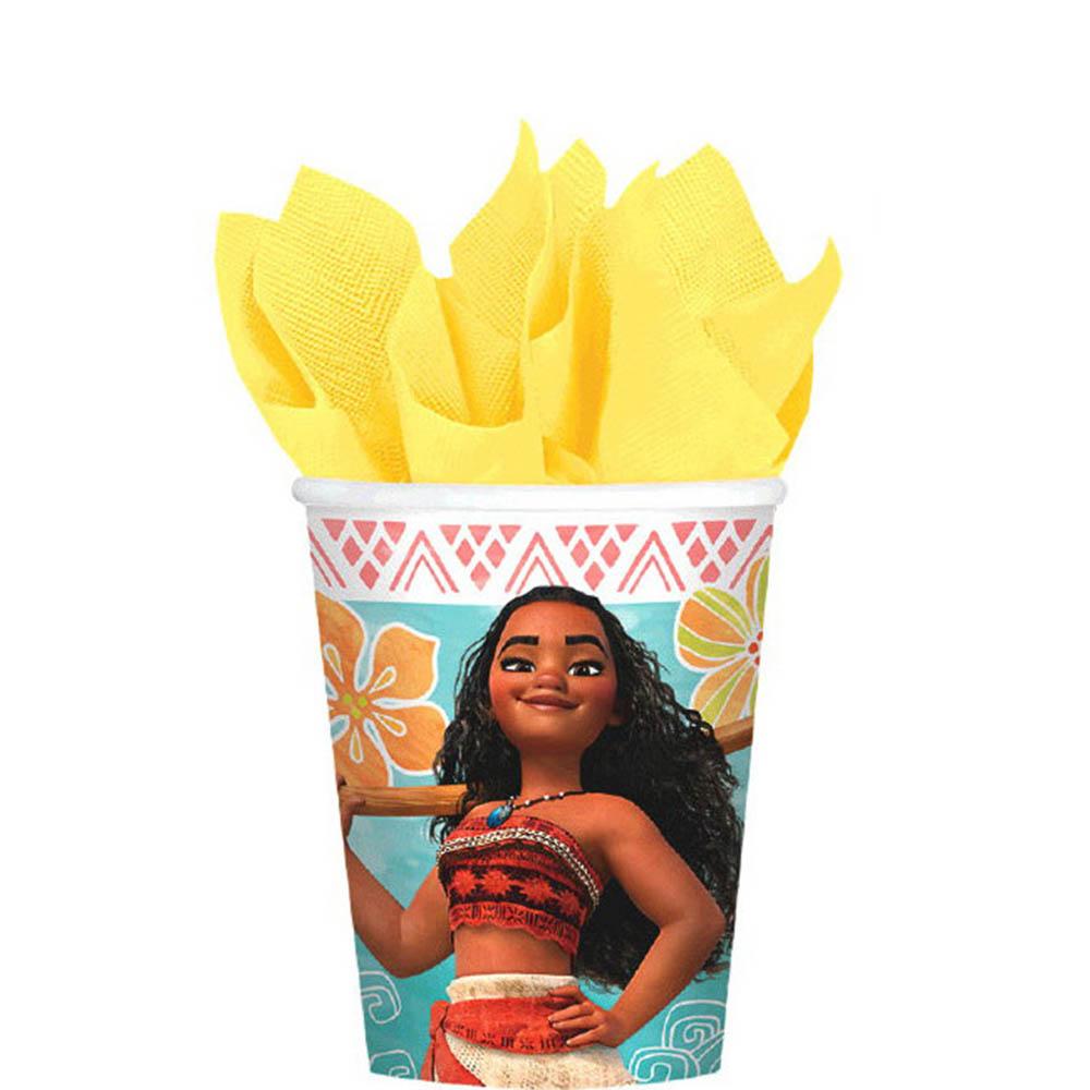 Moana Paper Cups 9oz, 8pcs Printed Tableware - Party Centre