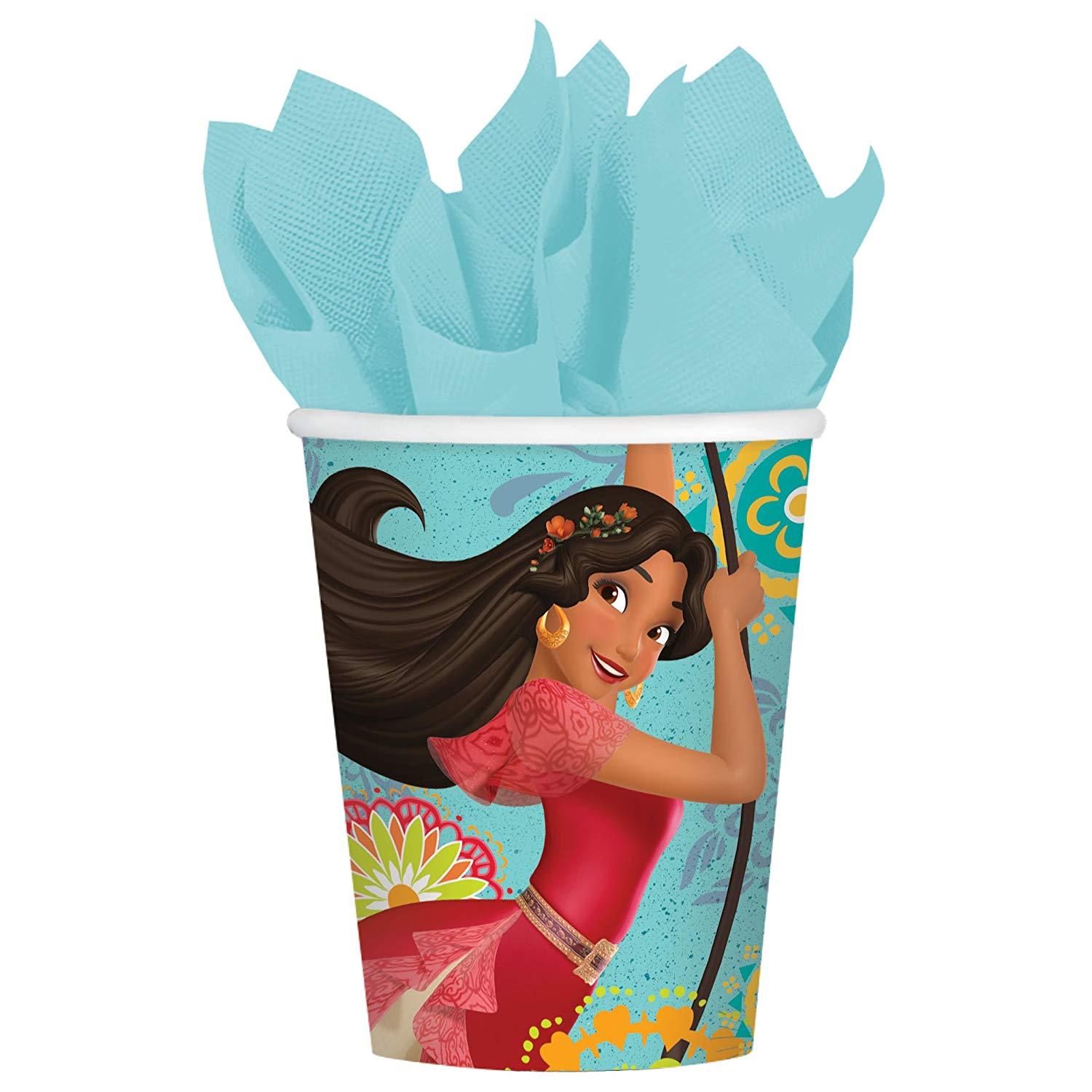 Elena Of Avalor Paper Cups 9oz, 8pcs Printed Tableware - Party Centre