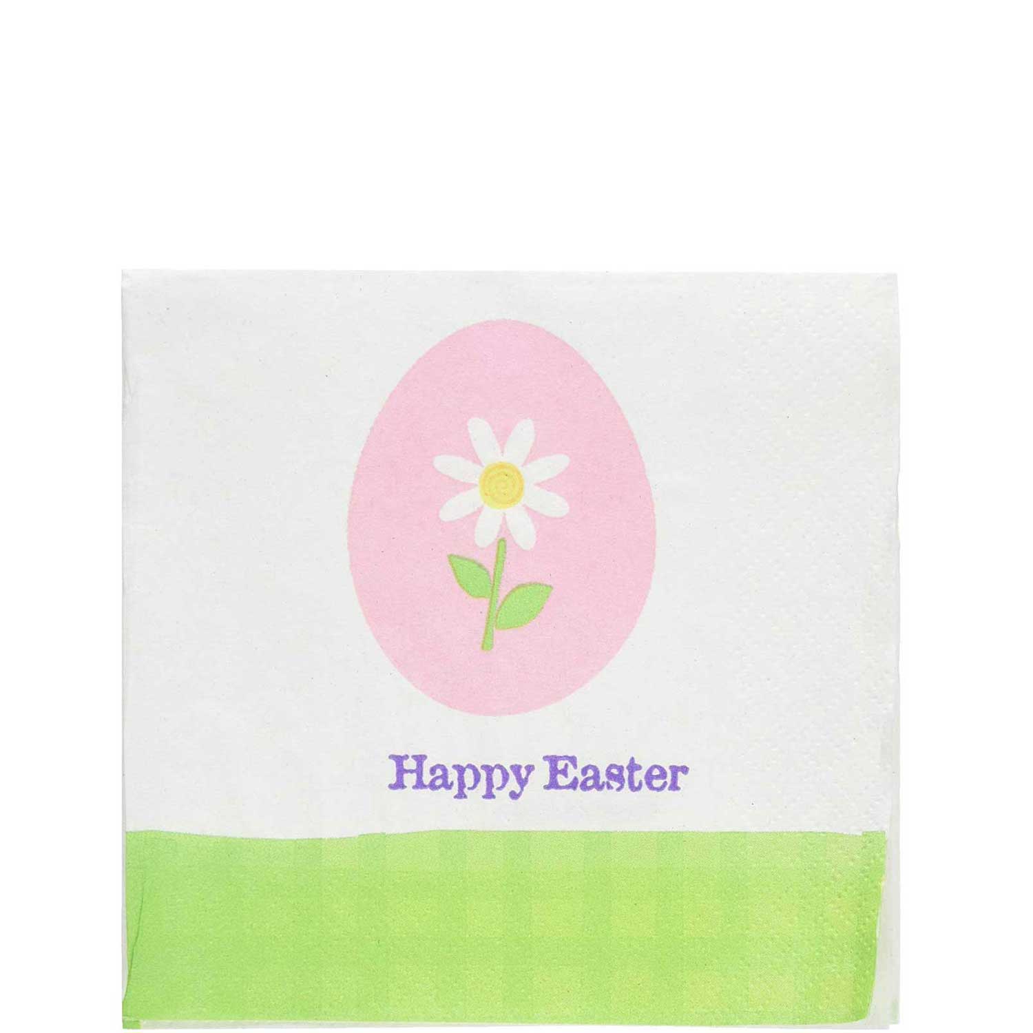 Easter Eggstravaganza Beverage Tissues 16pcs Printed Tableware - Party Centre