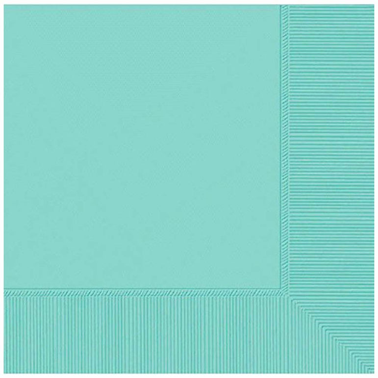 Robins Egg Blue 3-Ply Lunch Tissues  50pcs Printed Tableware - Party Centre