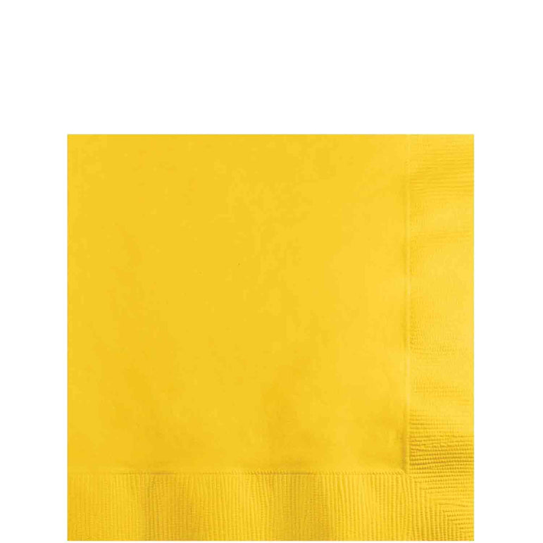 Yellow Sunshine 2-Ply Lunch Napkin, 40cts