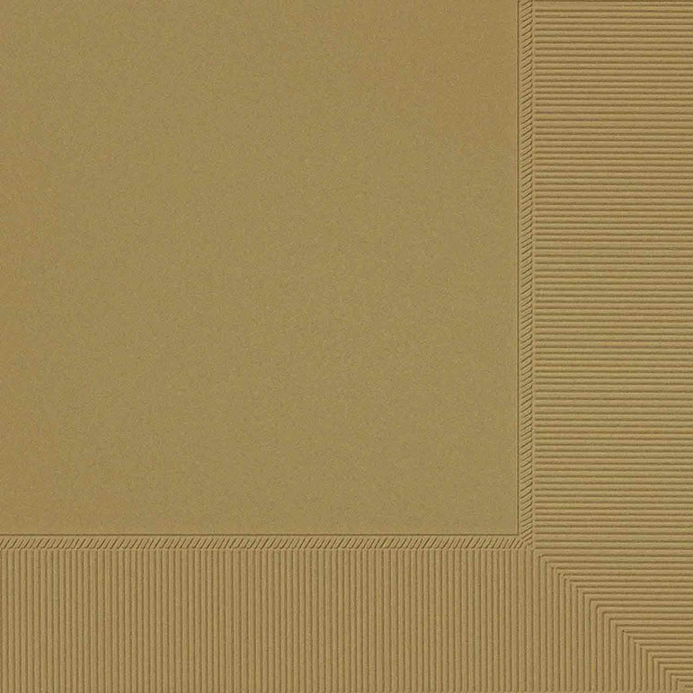 Gold 2-Ply Lunch Napkin, 40cts
