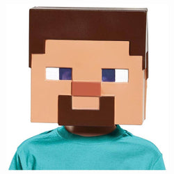 Child Steve Half Mask Costumes & Apparel - Party Centre