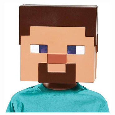 Child Steve Half Mask Costumes & Apparel - Party Centre