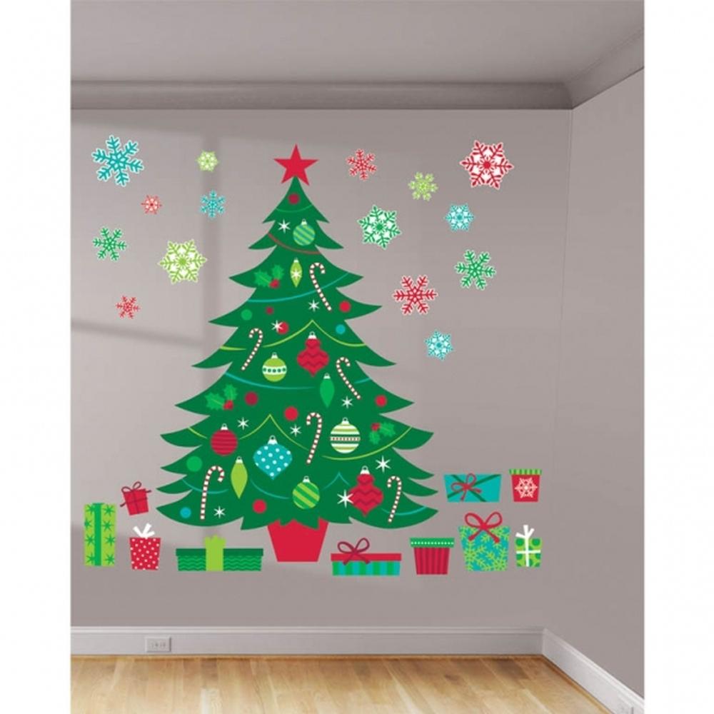 Whimsical Christmas Wall Art Kit 2pcs Decorations - Party Centre