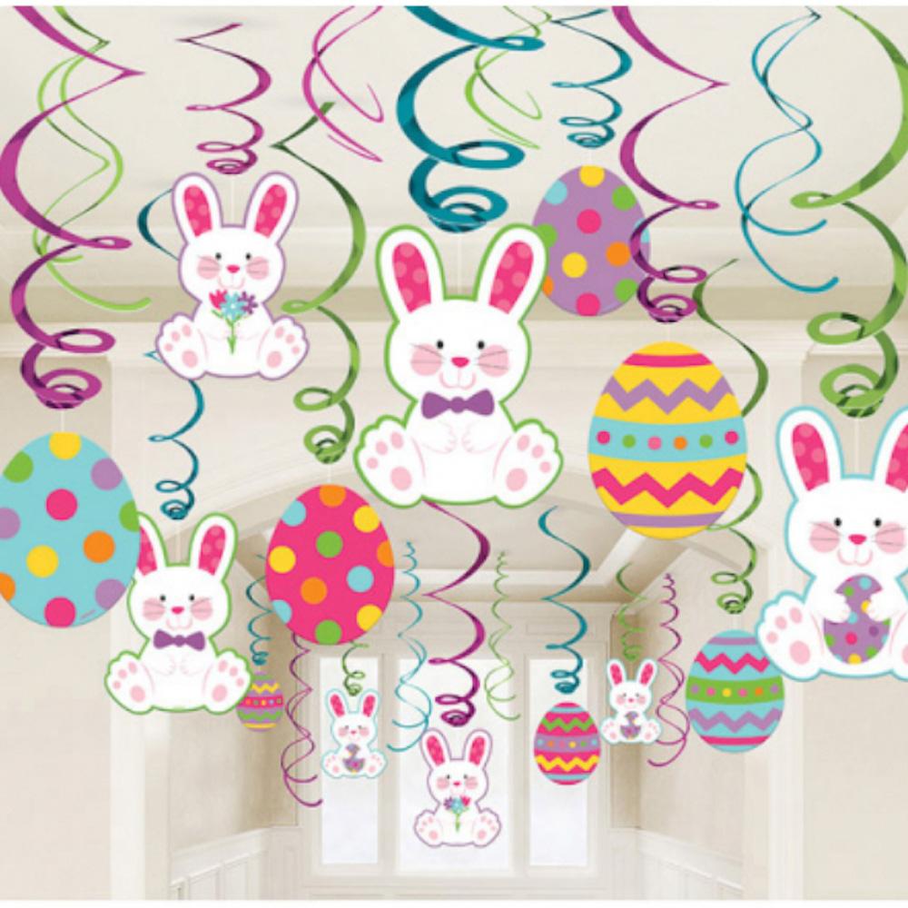 Easter Swirl Mega Value Pack 30pcs Decorations - Party Centre