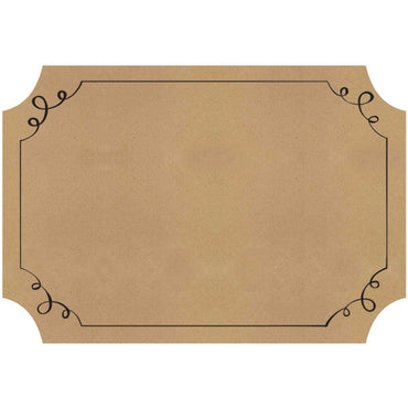 Kraft Paper Placemats 24pcs