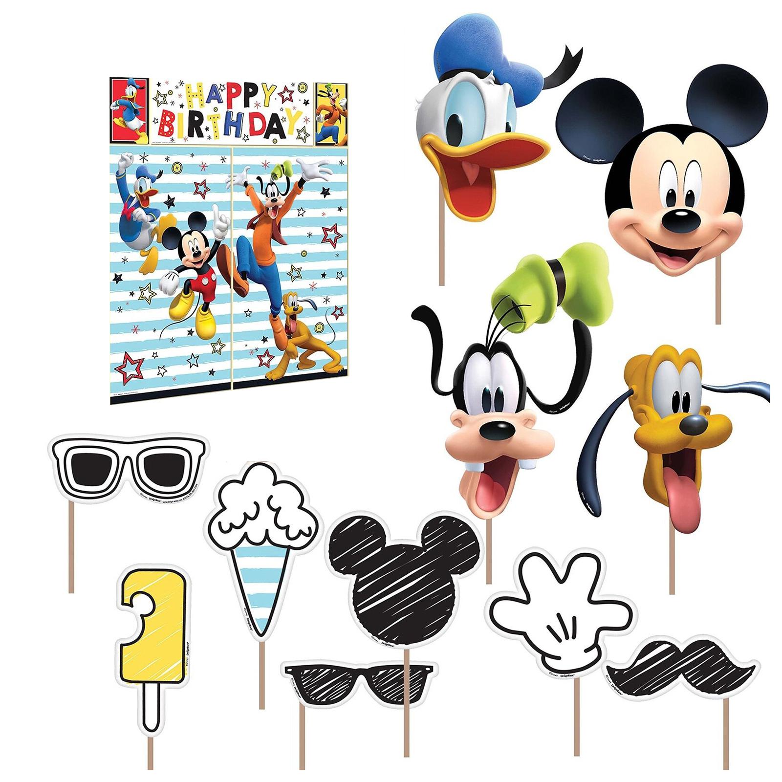 Mickey On The Go Scene Setters With Props Decorations - Party Centre