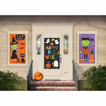 Hallo-ween Friends Scene Setters Mega Value Pack 33pcs Decorations - Party Centre