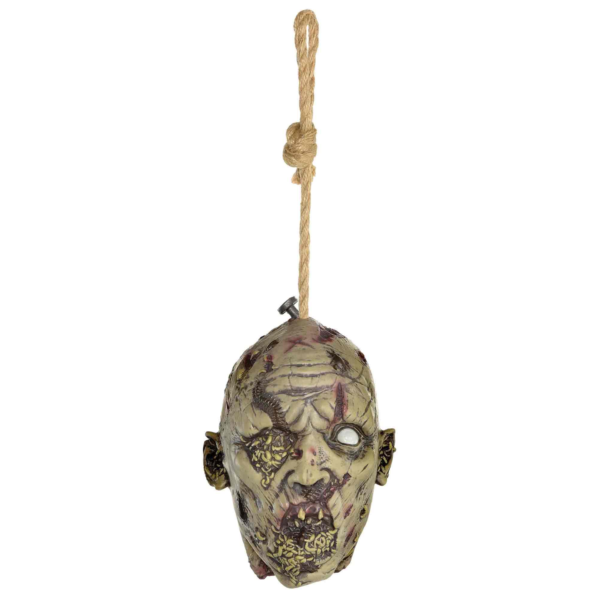 Pest Infested Hanging Head Prop Latex Decoration
