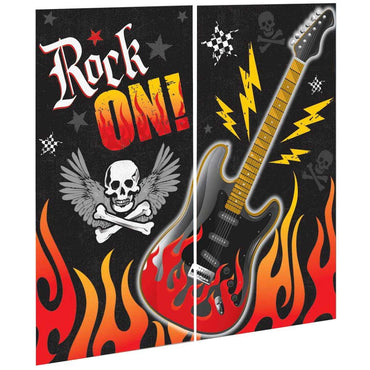Rock On Wall Decoration Kit Decorations - Party Centre