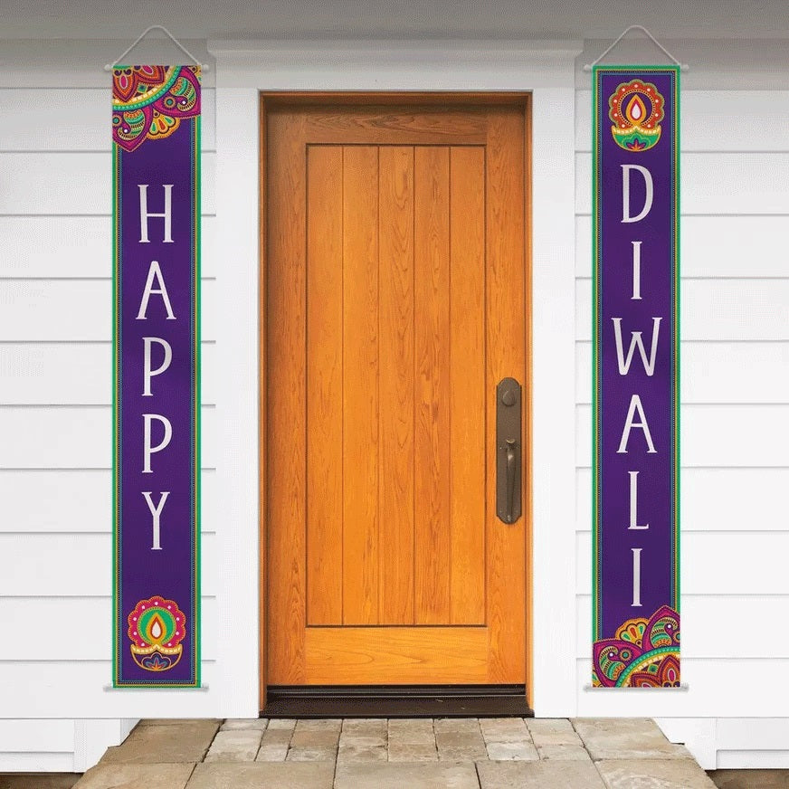 Diwali Hanging Flags Home Decoration Canvas