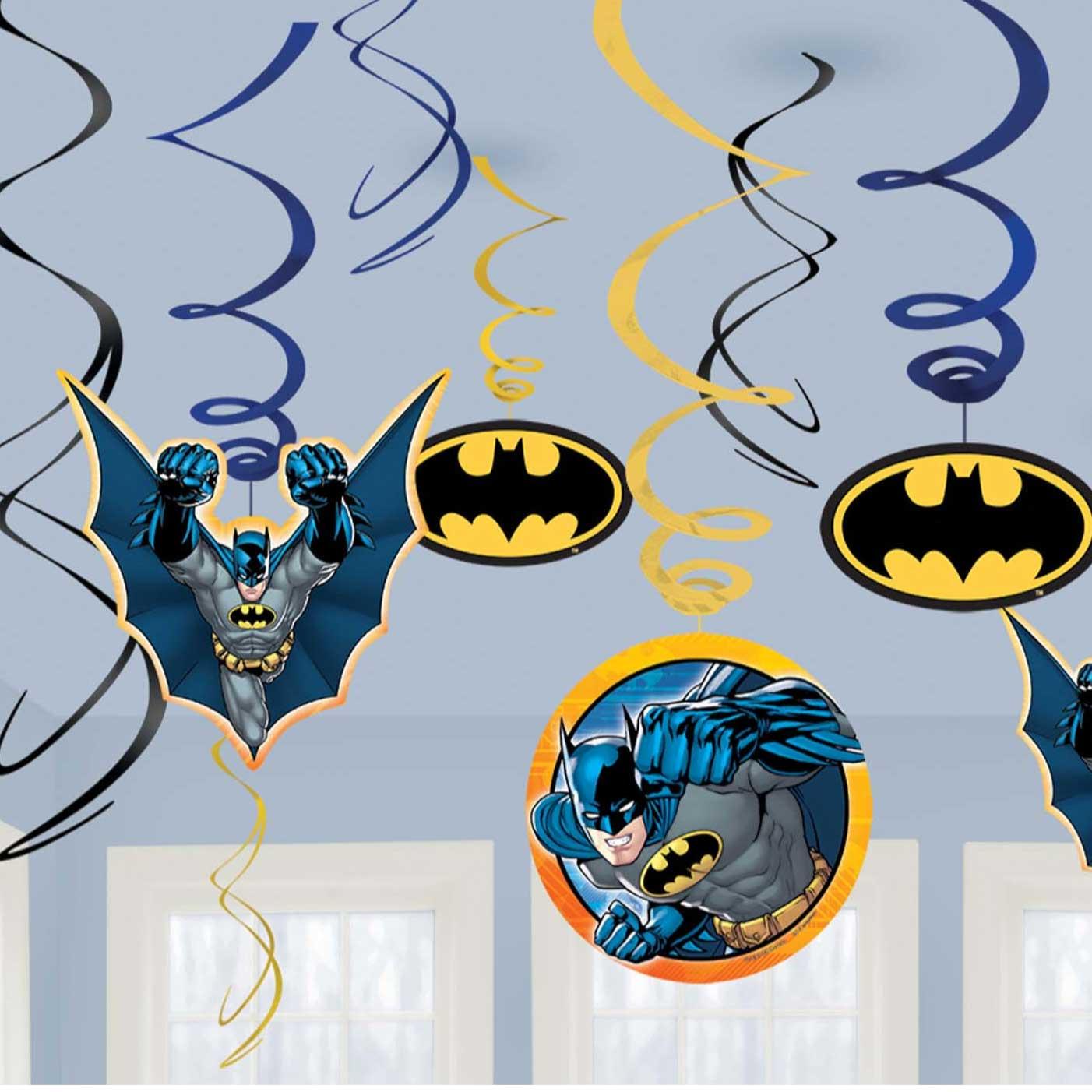 Batman Swirl Decoration Pack