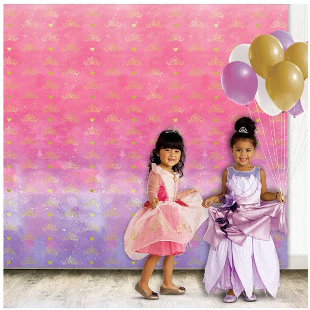 Disney Princess Plastic Backdrop Decorations - Party Centre