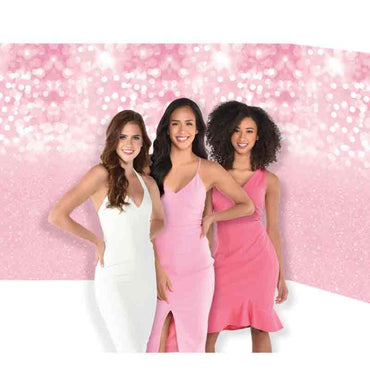 Blush Birthday Photo Room Roll