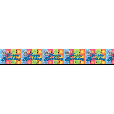 Disco Happy Birthday Banner Roll 40ft x 18in