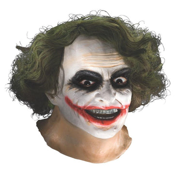 Joker Adult Mask With Hair Costumes & Apparel - Party Centre