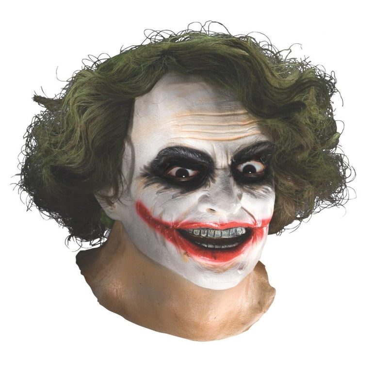 Joker Adult Mask With Hair Costumes & Apparel - Party Centre