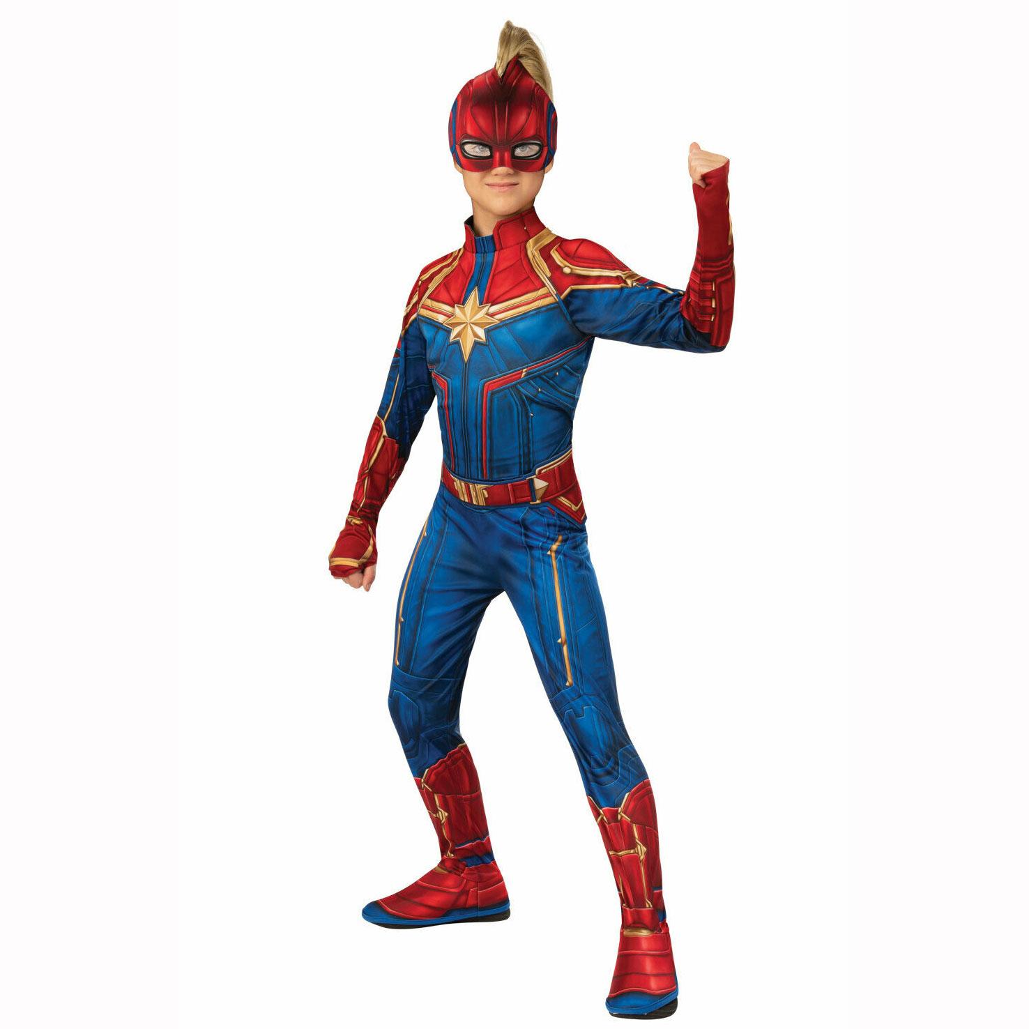 Child Captain Marvel Costume Costumes & Apparel - Party Centre