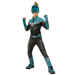 Child Captain Marvel Kree Deluxe Costume