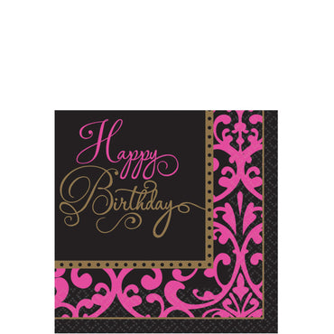 Fabulous Celebration Beverage Tissues 36pcs Printed Tableware - Party Centre