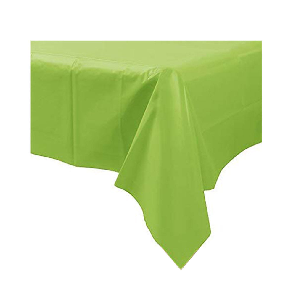 Kiwi Plastic Table Cover 54 x 108in Solid Tableware - Party Centre