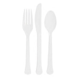 Party Centre Frosty White Party Kit For 20 People